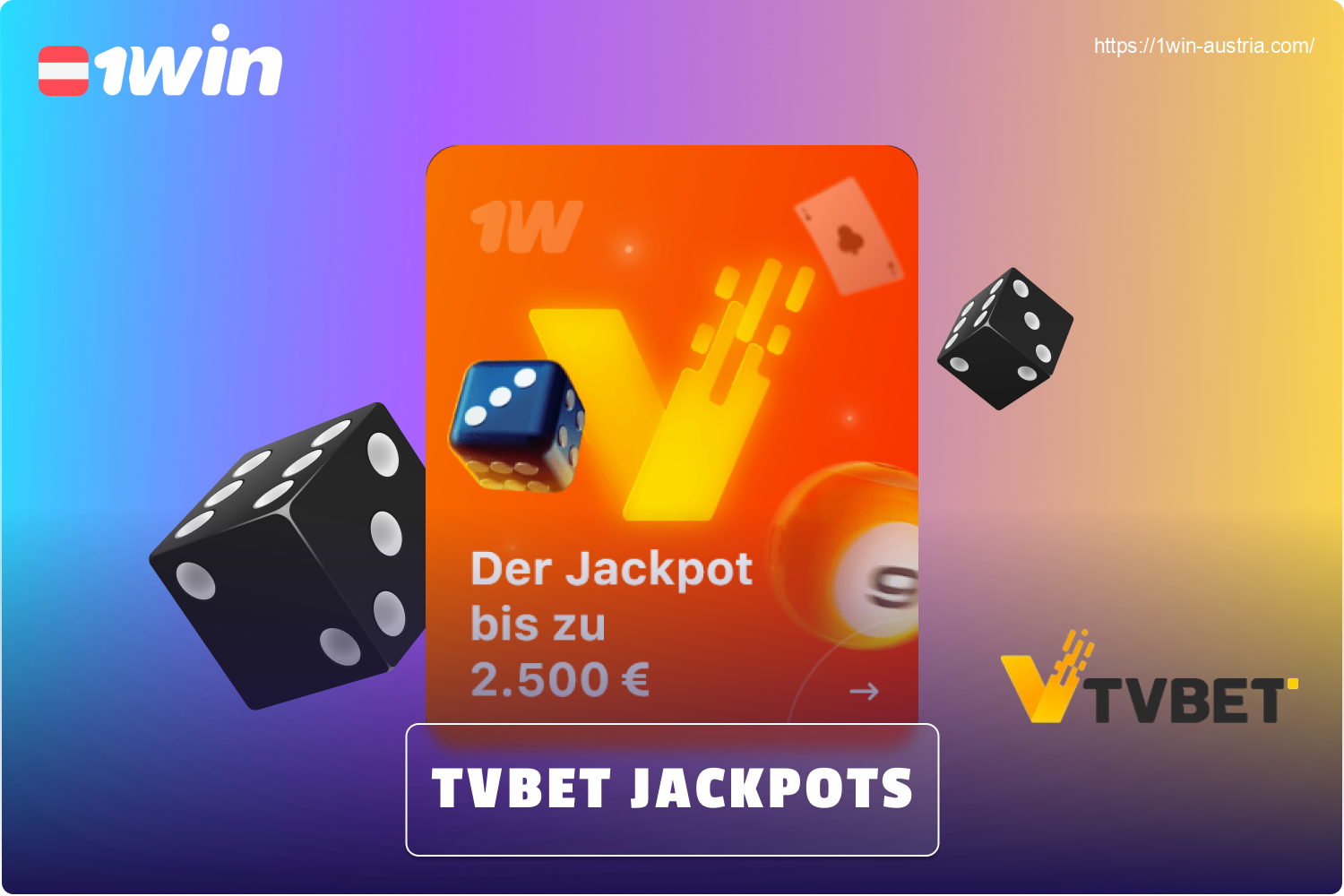 In Zusammenarbeit mit TVBET, einem führenden Anbieter von Live-Casino-Spielen, bietet 1win drei einzigartige Jackpots an, um das Spielerlebnis der österreichischen Spieler zu verbessern